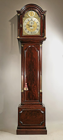 George III Mahogany Longcase Clock, Kenneth Maclennan, c1785