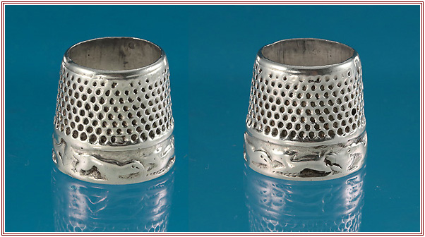 Dutch Silver "Open-Top" Thimble, Late 1600s / Early 1700s
