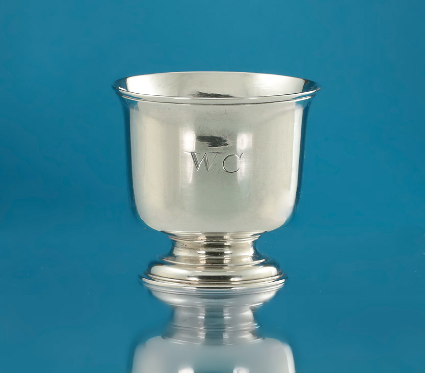 Early George II Silver Tot Cup, George Greenhill Jones, 1731, London 