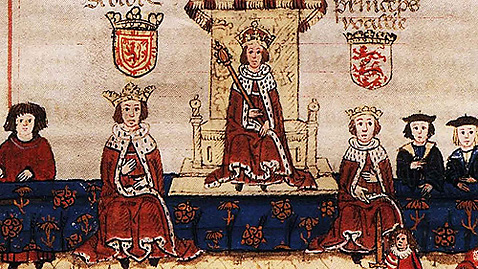 "Edward I Presiding Over Parliament c1278",