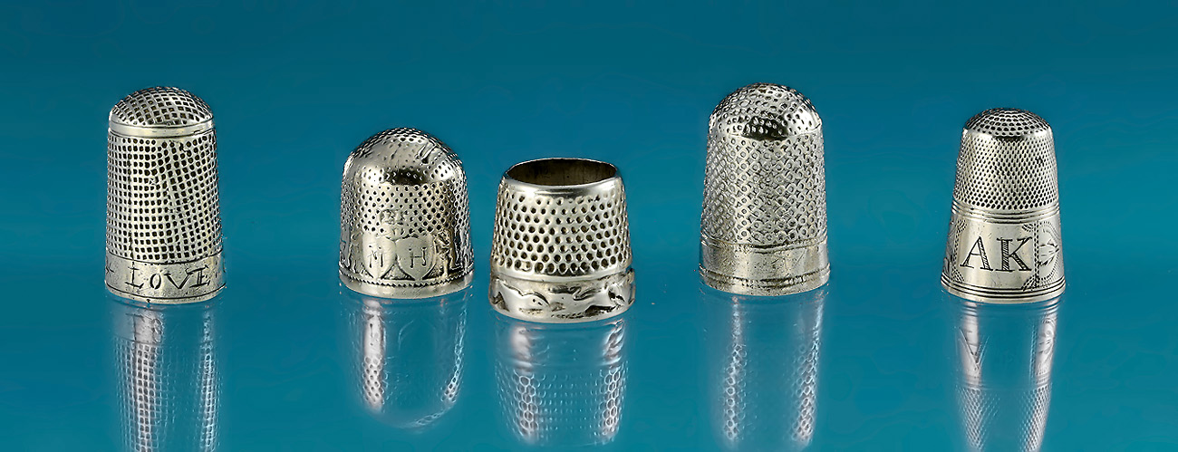 Five Silver Thimbles, James I to George III