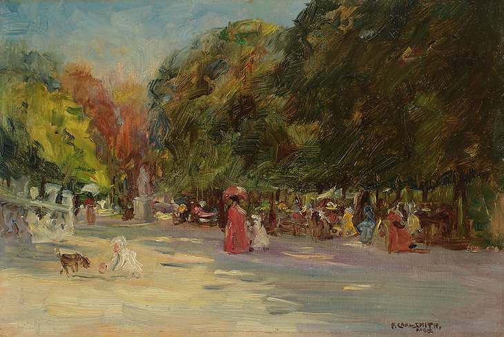 Frederick Carl Smith, American / California / Washington DC / Lusembourg Gardens, Paris, c1895  