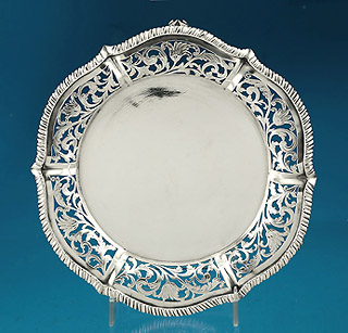 George IV Silver Waiter or Stand, Charles Price