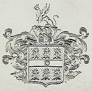 George IV Silver Waiter (small salver), William Bateman, 1725 / Arms of Goodwyn  