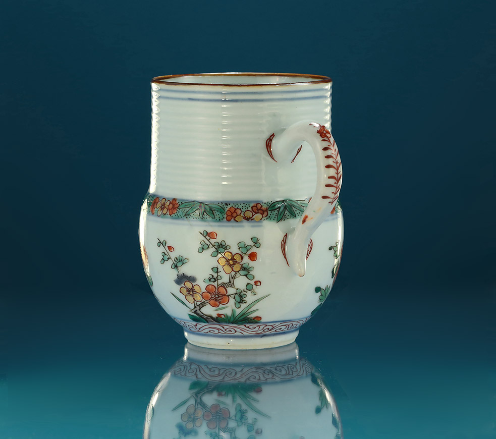 Kangxi Famille Verte Porcelain 'Tankard, China, 1662-1722 