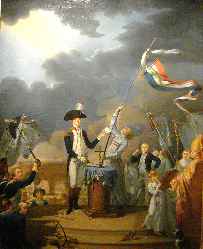 Le Serment de La Fayette a la fete de la Federation 14 July 1790