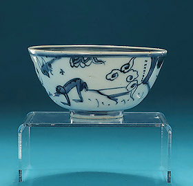 Ming Dynasty Ko-Sometsuke Small Bowl, Jiaqing, 1522-66