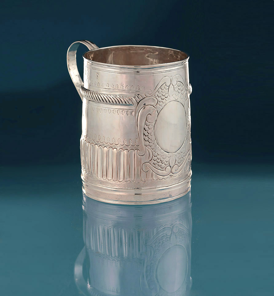 Rare Small Queen Anne Britannia Standard Mug (Possibly for Child), Matthew Cooper (marked rubbed), London, 1705-6 