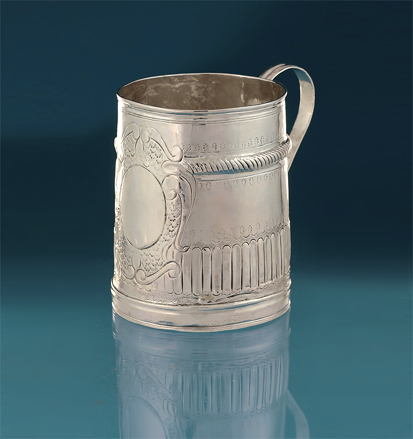 Rare Small Queen Anne Britannia Standard Mug (Possibly for Child), Matthew Cooper (marked rubbed), London, 1705-6 