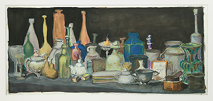NORWOOD CREECH, American South / Contemporary, 'STILL LIFE WITH BOTTLES' 