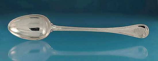 Fine William IV Silver Military Thread Basting Spoon, Paul Storr, London, 1835