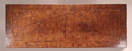Rare William & Mary Burr Walnut Fold-Out Writing Table, England, c1690 
